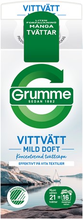 Grumme Flytande Vittvätt 8x750ml
